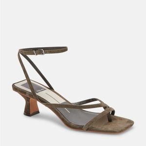 Dolce vita Baylor Heel in Olive suede